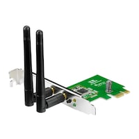 ASUS PCE-N15 Wireless-N300 Adapter, IEEE 802.11b/g/n, PCI Express Up to 300Mbps Transfer/Receive Rate, 64/128-bit WEP, WPA/WPA2-PSK, WPS support,