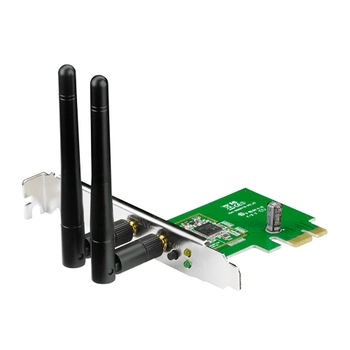 ASUS PCE-N15 Wireless-N300 Adapter, IEEE 802.11b/g/n, PCI Express Up to 300Mbps Transfer/Receive Rate, 64/128-bit WEP, WPA/WPA2-PSK, WPS support, ASUS PCE-N15 Wireless-N300 Adapter, IEEE 802.11b/g/n, PCI Express Up to 300Mbps Transfer/Receive Rate, 64/128-bit WEP, WPA/WPA2-PSK, WPS support,