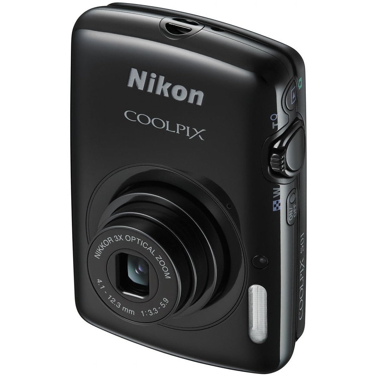 Aparat foto digital Nikon Coolpix S01, 10.1 MP, Black - eMAG.ro