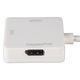 Адаптер Hama 3in1 Mini DisplayPort - DVI, Displayport - HDMI, Бял
