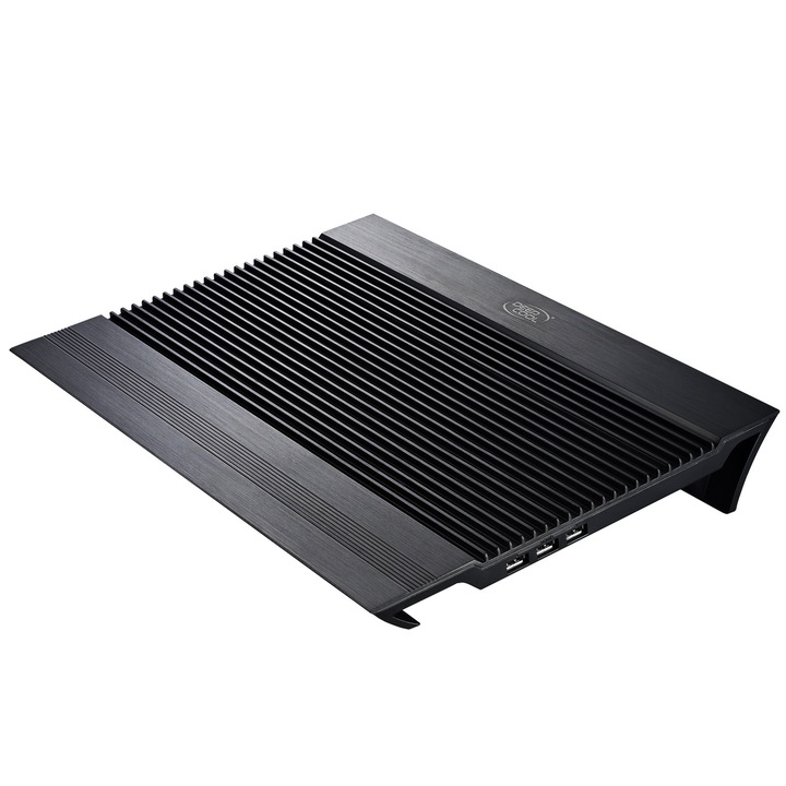 Охладител за лаптоп DeepCool DP-N8, за 17", Черен