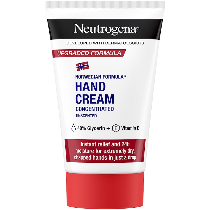Crema de maini Neutrogena fara parfum, 50 ml