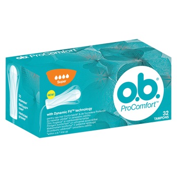 Tampoane OB Procomfort Super, 32 buc Tampoane OB Procomfort Super, 32 buc
