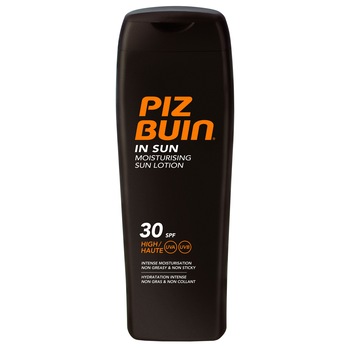 Lotiune de corp pentru protectie solara Piz Buin In Sun SPF 30, 200 ml Lotiune de corp pentru protectie solara Piz Buin In Sun SPF 30, 200 ml