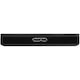 HDD extern Seagate Backup Plus Slim Portable, metalic, 1TB, 2.5", USB 3.0, Negru