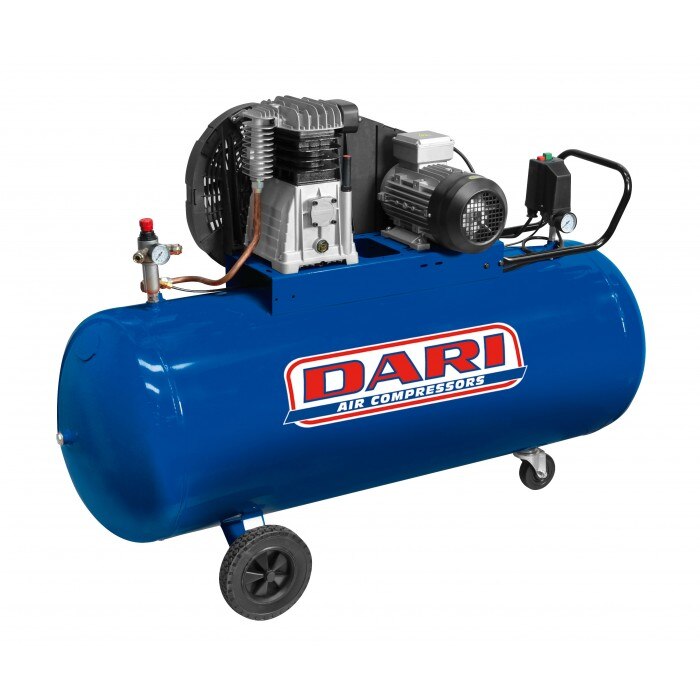 Compresor cu piston Dari DEC270/NB5-5,5T, 640 l/min, 11 bari, rezzervor 270 litri