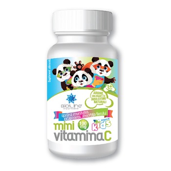 Mini Vitamina C 100 mg /-/ ursuleti indulciti natural Mini Vitamina C 100 mg /-/ ursuleti indulciti natural