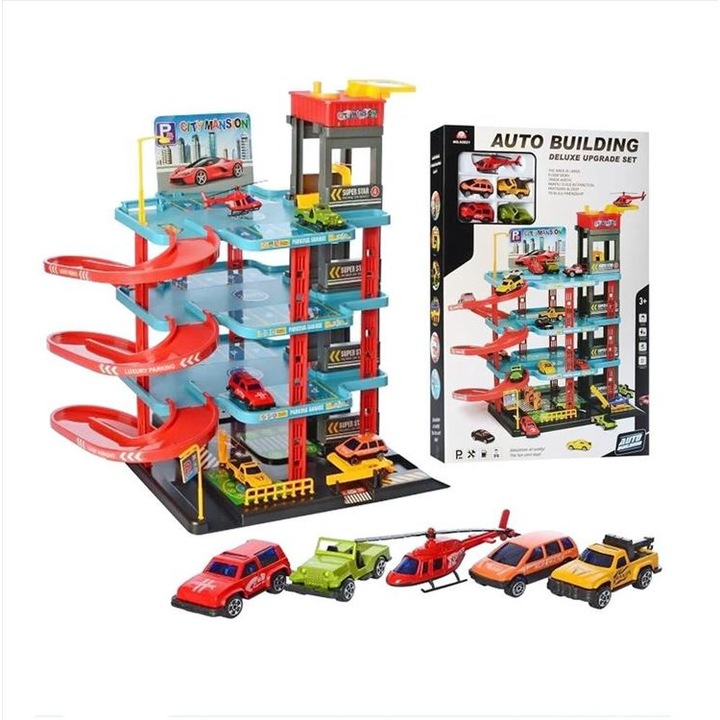 Set Parcare auto pe 4 niveluri, AUTO BUILDING, City Mansion