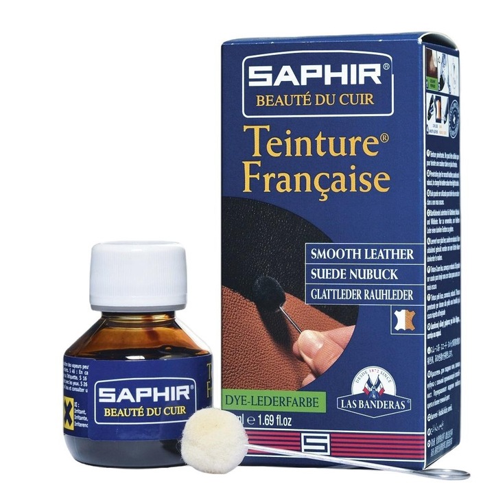 Боя за обувки, SAPHIR, 50 мл, жълта