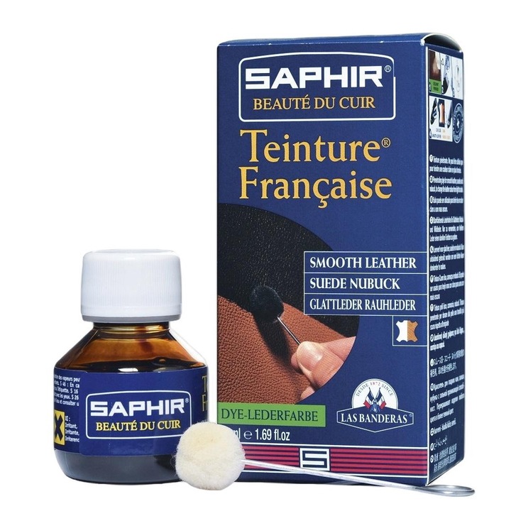 Боя за обувки, SAPHIR, 50 мл, Вишна