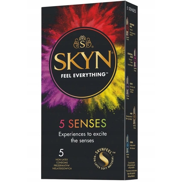 Презервативи Skyn, 5 Senses, 5 бр