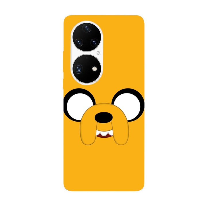 Кейс съвместим с модел Huawei P40 Pro Adventure time jake, силикон, TPU, обратното