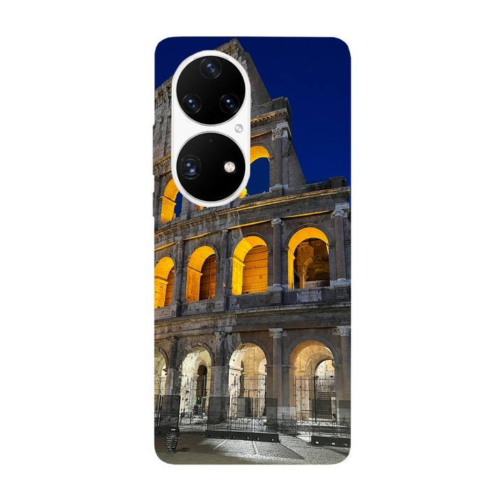 Husa compatibila cu Huawei Mate 40 model Colosseum of Rome, Silicon, TPU, Viceversa
