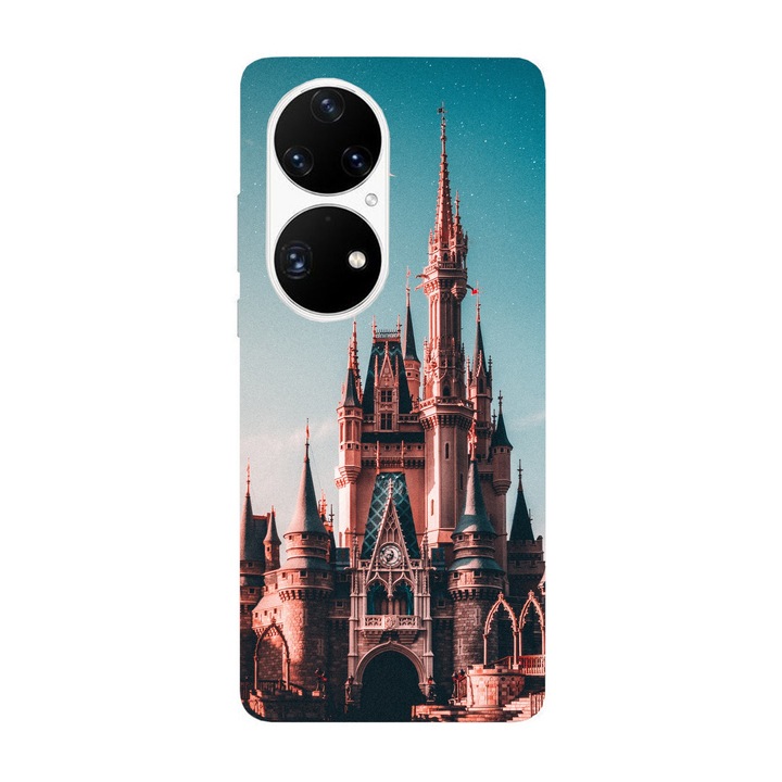 Husa compatibila cu Huawei Mate 40 Pro model Disney Castle, Silicon, TPU, Viceversa