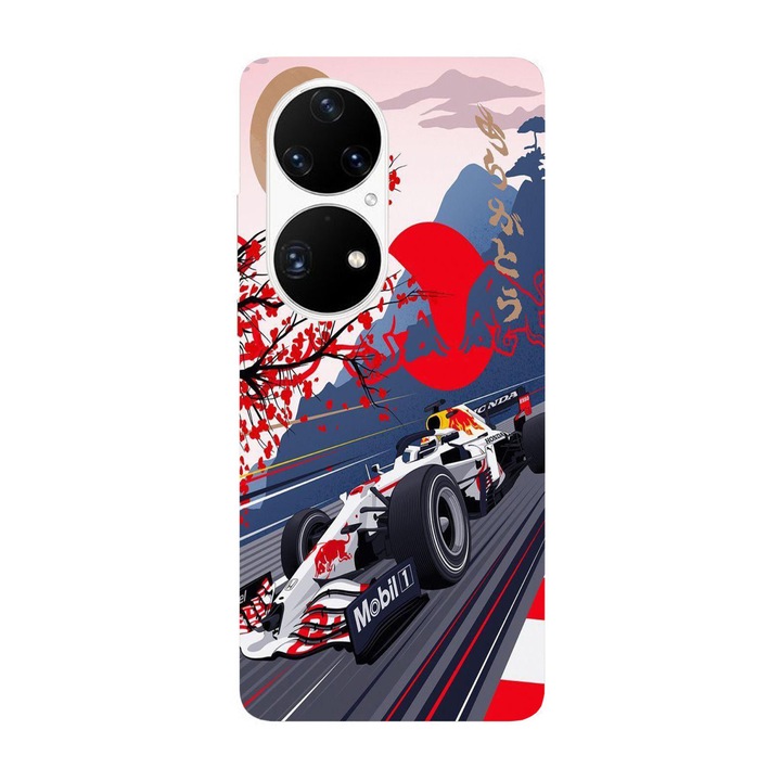 Husa compatibila cu Huawei P40 Pro model Formula F1 Red bull, Silicon, TPU, Viceversa