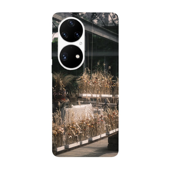 Husa compatibila cu Huawei P50 Pro model Greenhouse, Silicon, TPU, Viceversa