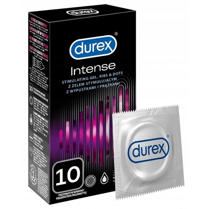 Durex Intense óvszer, 10 db