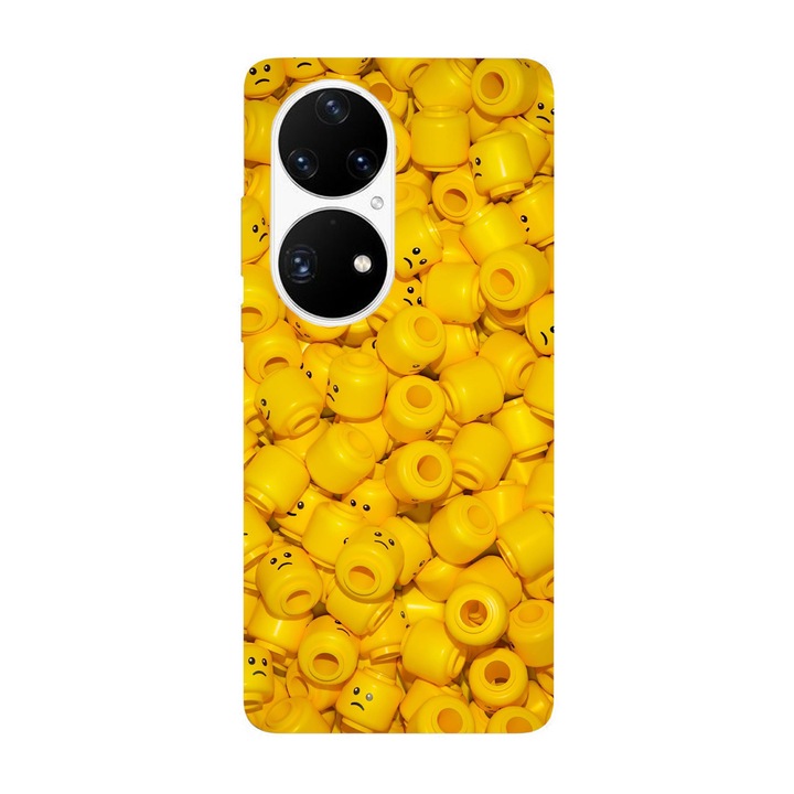Husa compatibila cu Huawei Mate 40 Pro model Lego head, Silicon, TPU, Viceversa