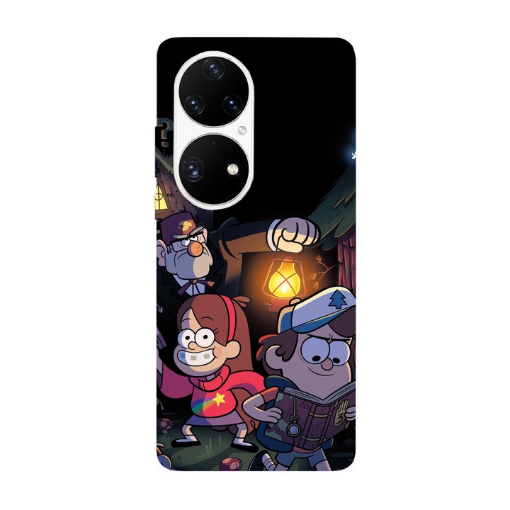 Кейс съвместим с Huawei P40 Pro модел Gravity Falls, силикон, TPU, обратното