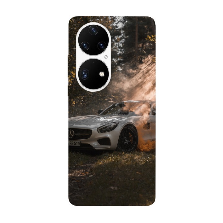 Кейс съвместим с Huawei P50 Pro модел Mercedes AMG GT S, Силикон, TPU, Обратно