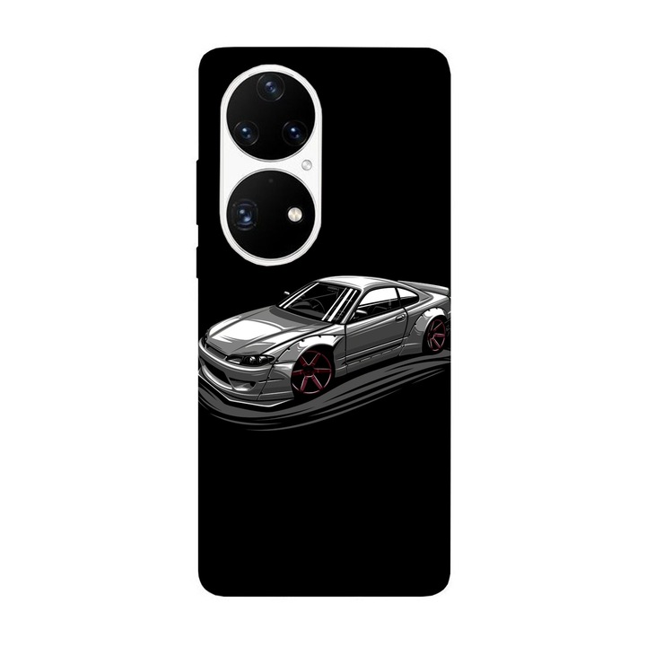 Кейс съвместим с Huawei P50 Pro модел Nissan Silva S15, Силикон, TPU, Обратно