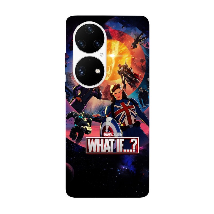 Кейс съвместим с Huawei P40 модел Parallel Universe, силикон, TPU, обратното