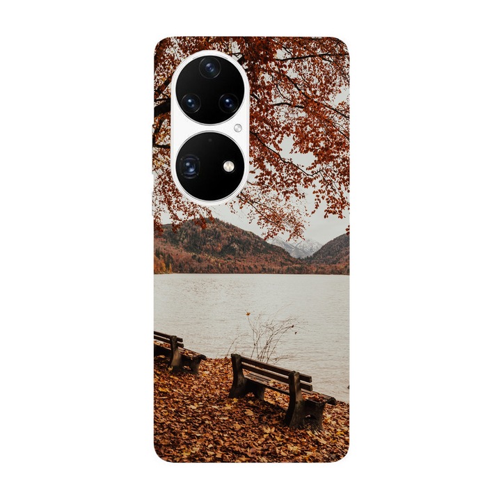 Husa compatibila cu Huawei P50 Pro model Scenery lake, Silicon, TPU, Viceversa