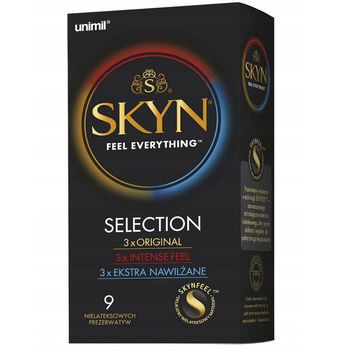 Презервативи Skyn Selection, 9 бр