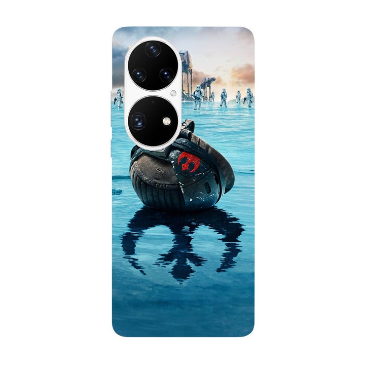 Кейс съвместим с Huawei P40 модел Rogue One Star Wars, силикон, TPU, обратното