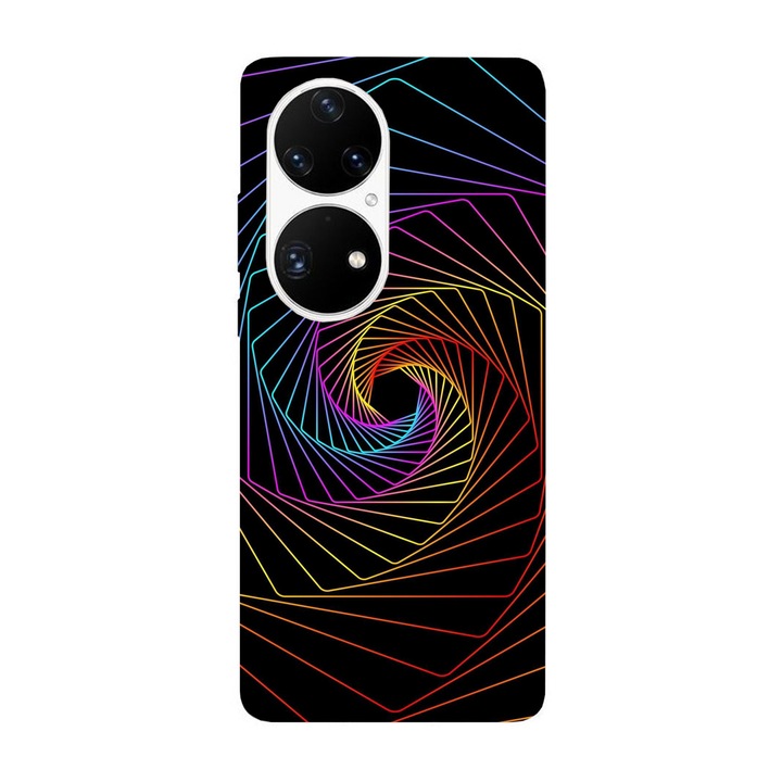 Husa compatibila cu Huawei P50 Pro model Spiral Void, Silicon, TPU, Viceversa