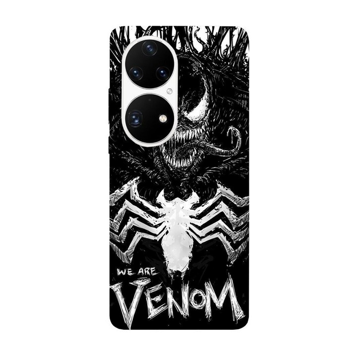 Husa compatibila cu Huawei P40 Pro model We are venom, Silicon, TPU, Viceversa