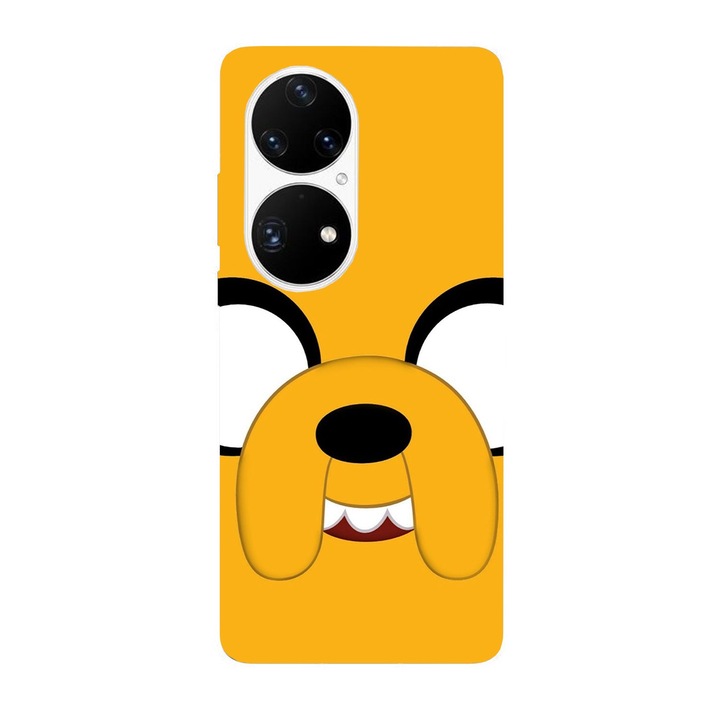 Кейс съвместим с Huawei Nova Y70 модел Adventure time jake, силикон, TPU, обратното