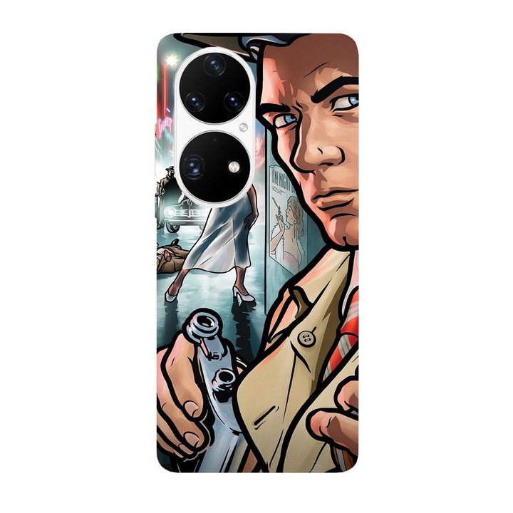 Кейс съвместим с Huawei Nova 9 модел Archer Detective, силикон, TPU, обратното