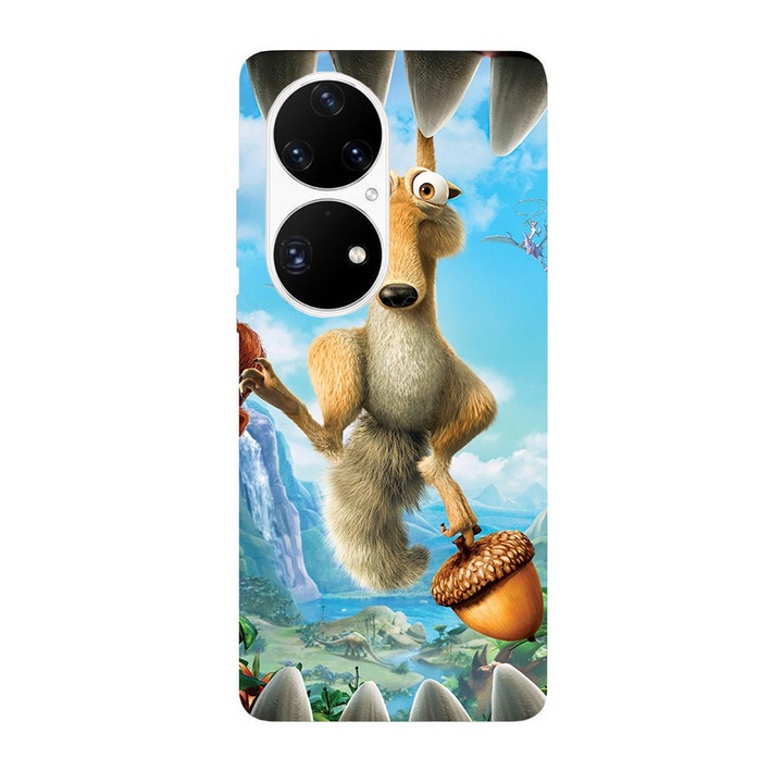 Кейс съвместим с Huawei Nova Y70 модел Ice Age, силикон, TPU, обратното