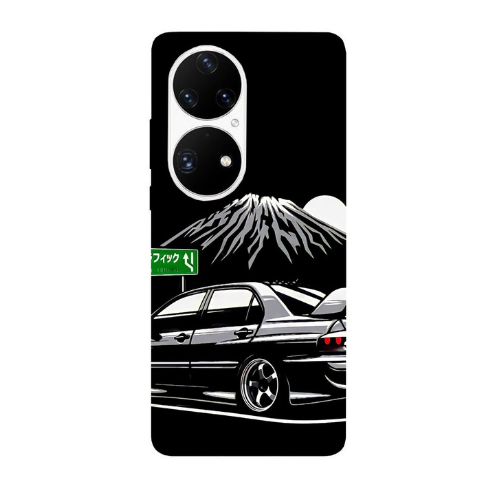 Кейс съвместим с Huawei Nova Y70 модел Lancer evolution ix, силикон, TPU, обратното