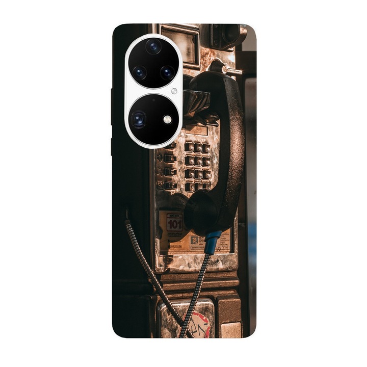 Капак, съвместим с Huawei Nova Y70 модел Телефонна кабина, Силикон, TPU, обратното