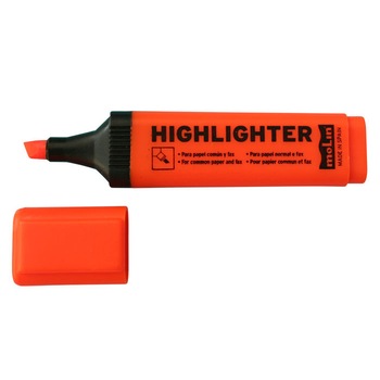 Textmarker varf lat, MOLIN - portocaliu Textmarker varf lat, MOLIN - portocaliu