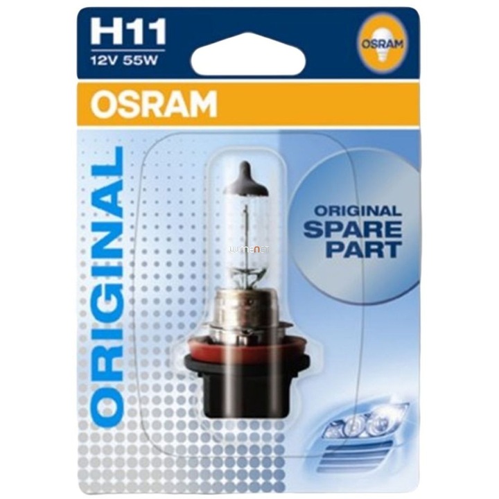 Bec 12V 55W H11 PGJ19-02 Standard BL1 Osram