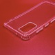 Samsung Galaxy S20 Ultra készülékkel kompatibilis szilikon tok, Extra átlátszó, ütéscsillapító technológia, pormentes, élvédelem, töltőcsatlakozó védelem, dugós mobil burkolat, vékony illeszkedés, átlátszó