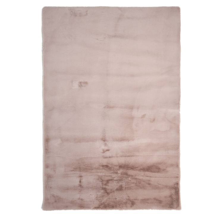 Килим за хол/спалня Chip Pes 1506 с размери 80 х 150 см от полиестер, бледорозов цвят, правоъгълен