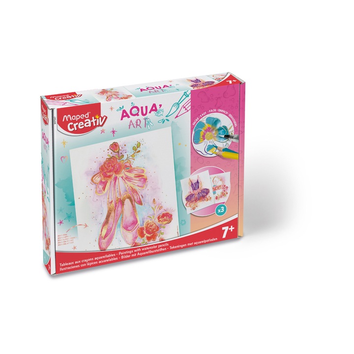 Комплект за акварелно рисуване Maped Creativ Aqua Art, танц