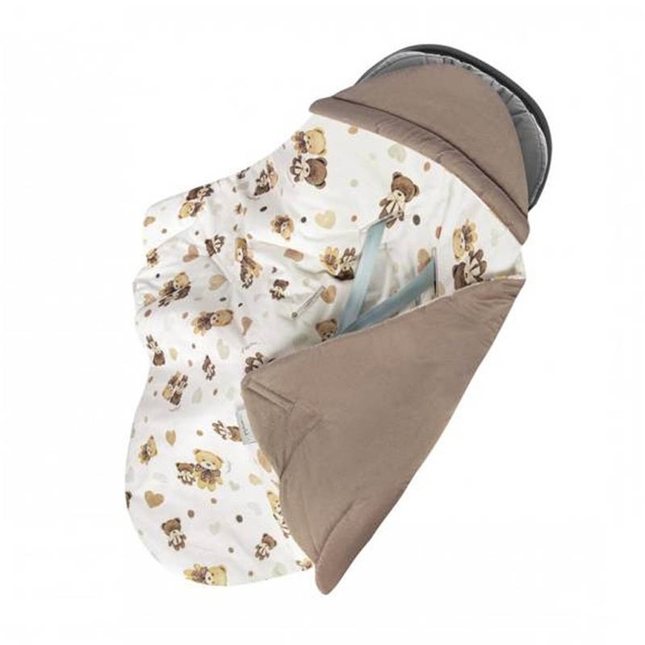 Универсална подложка 90 x 90 см за автомобилна кора Belisima Petit P02-0659, Кафява