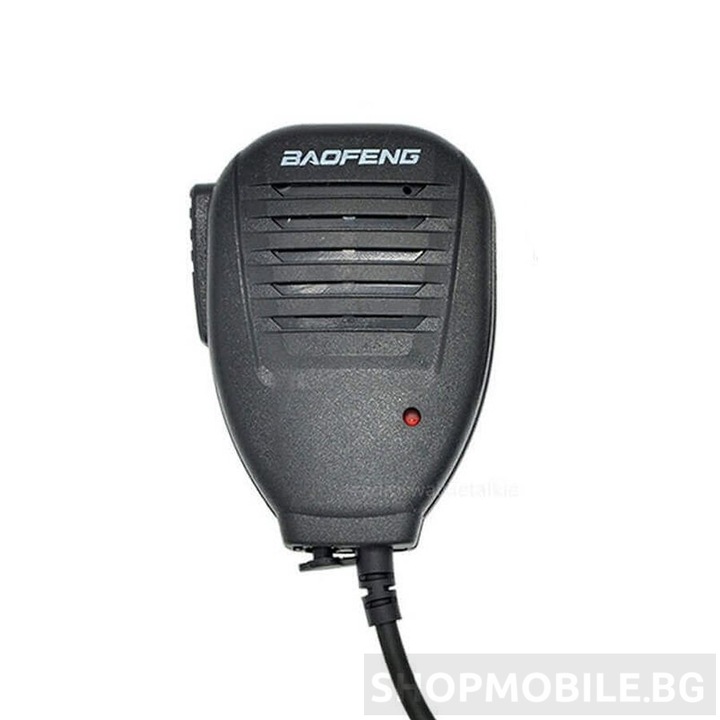 Трубка говорител за радиостанции BAOFENG, Черен