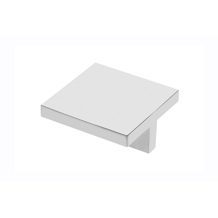 Maner mobila GTV, Aluminiu, 60x60 mm, Alb