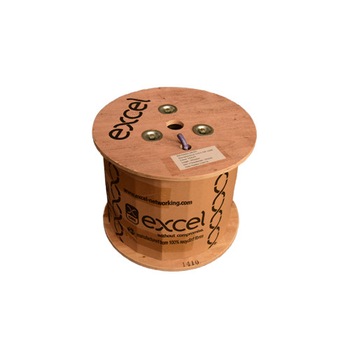 Cablu FTP Excel Networking Cat 6 violet rola de 305m cupru solid 23 AWG 250 MHz Cablu FTP Excel Networking Cat 6 violet rola de 305m cupru solid 23 AWG 250 MHz