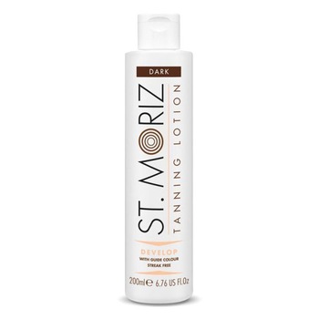Lotiune Autobronzanta Profesionala ST MORIZ Tanning Lotion Develop - Dark, 200 ml Lotiune Autobronzanta Profesionala ST MORIZ Tanning Lotion Develop - Dark, 200 ml