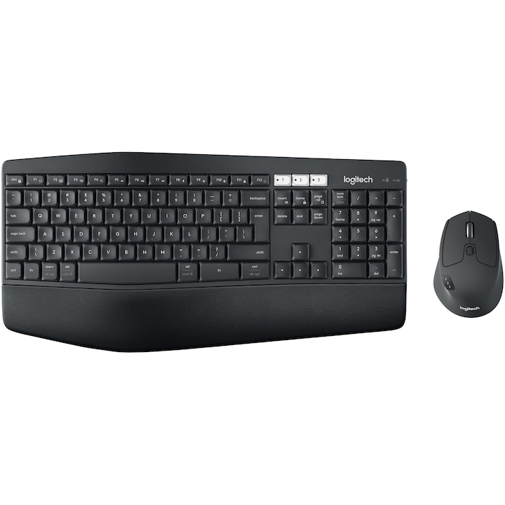 Комплект Безжични Клавиатура + Мишка Logitech Performance MK850, Black