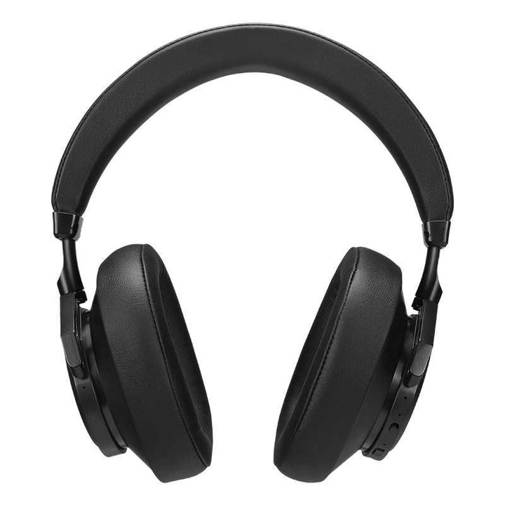 Слушалки Bluedio T7+, HiFi, Bluetooth 5.0, 115 dB, 57 mm високоговорители, Карта с памет, Гласов контрол, 4 микрофона, Регулируема шумоизолация, Черни