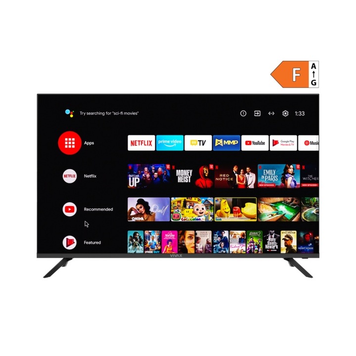 Vivax 43UHD10K Okos TV, 43", UHD, Android11
