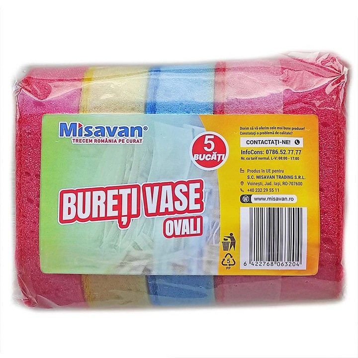 Set 5 Bureti de Vase Misavan, Forma Ovala
